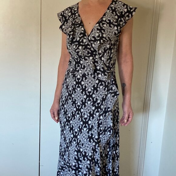 New Max Studio Wrap Dress - Picture 2 of 12